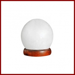 Himalayan Ball Shape  White Salt Lamp